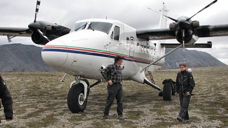 Twin Otter am Babbage River