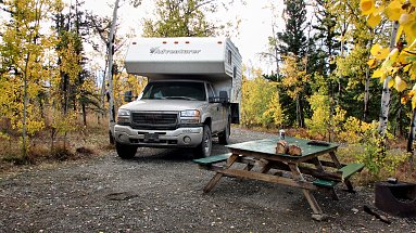 Campsite am Lake Laberge