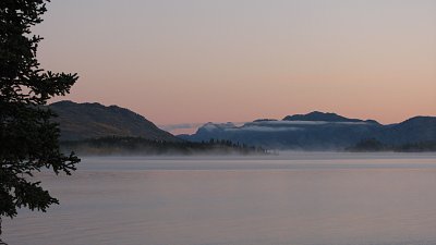 Morgenstimmung am Lake Laberge